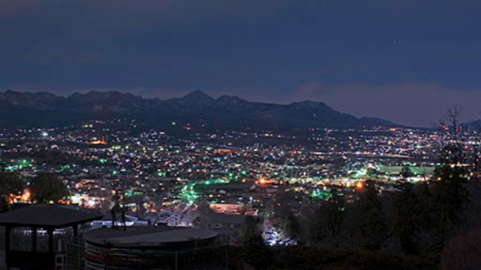 高崎観音山の夜景